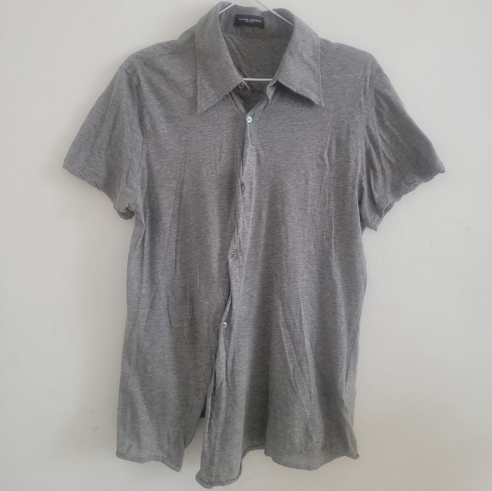 Costume National darted short sleeve twisted shirt - Italy